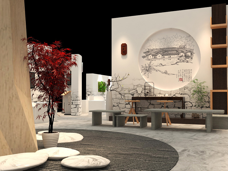 茶博会展览设计|展示/橱窗/店面设计|空间/建筑|青石腐竹 - 原创设计作品 